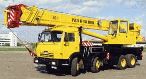 Автокран Галичанин КС-55721 (КамАЗ 6540) 36т