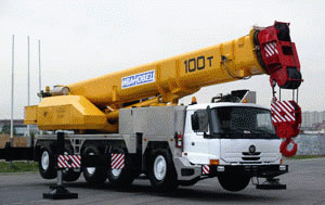 Автокран Ивановец КС 8973 (Спецшасси БАЗ) 100т