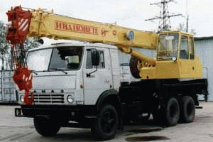 Автокран Ивановец КС 35714К (КамАЗ 53215) 16т