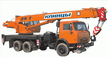 Автокран Клинцы КС-55713-1К 25т
