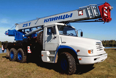 Автокран Клинцы КС 55713-7К 25т