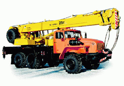 Автокран Юргинец КС-55722-1 25т