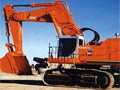 Карьерный экскаватор Hitachi EX1200 с обратной лопатой
