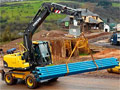 Колесный экскаватор Volvo EW140C
