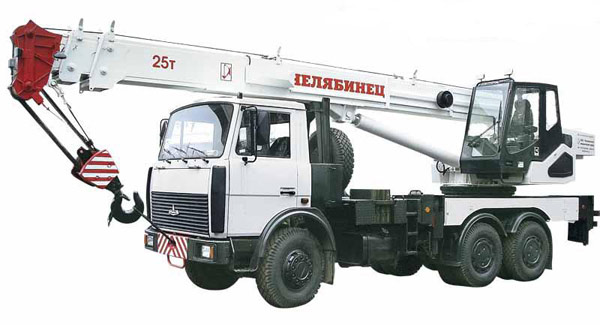 Автокран Челябинец КС 45721 (КАМАЗ 55111) 25т