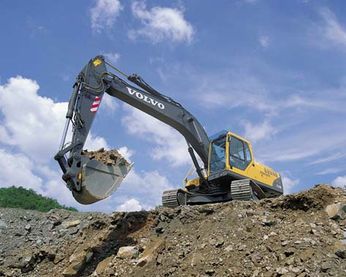 Гусеничный экскаватор Volvo EC240B