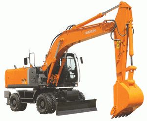 Экскаватор колёсный HITACHI ZX210W-3