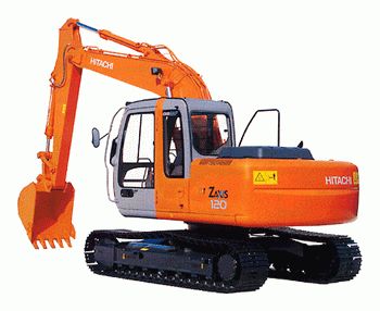 Гусеничный экскаватор Hitachi ZX120