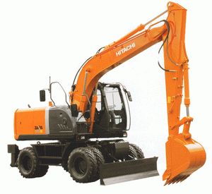 Экскаватор колёсный HITACHI ZX140W-3