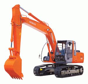 Гусеничный экскаватор Hitachi ZX160LC