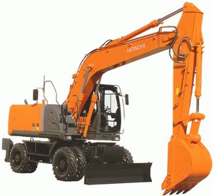 Экскаватор колёсный HITACHI ZX190W-3