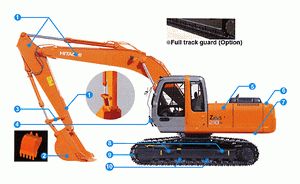 Гусеничный экскаватор Hitachi ZX210LCH