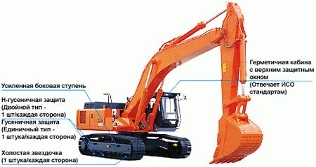 Гусеничный экскаватор Hitachi ZX450H