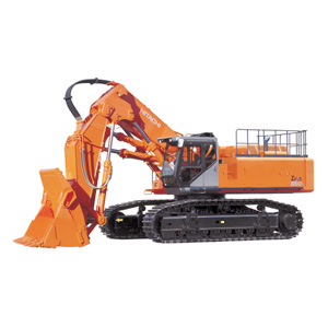 Большой экскаватор Hitachi ZX800 с прямой лопатой